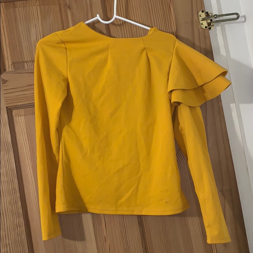 SHEIN yellow blouse